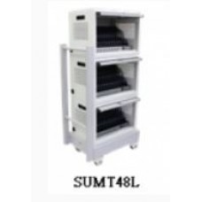 充電平台 SUMT48L--網路版充電車(充電主機 + 網路IP Module + 書架隔板 + 機櫃(*3) +充電推車)