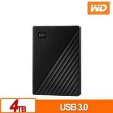 WD My Passport 4TB 2.5吋行動硬碟-黑
